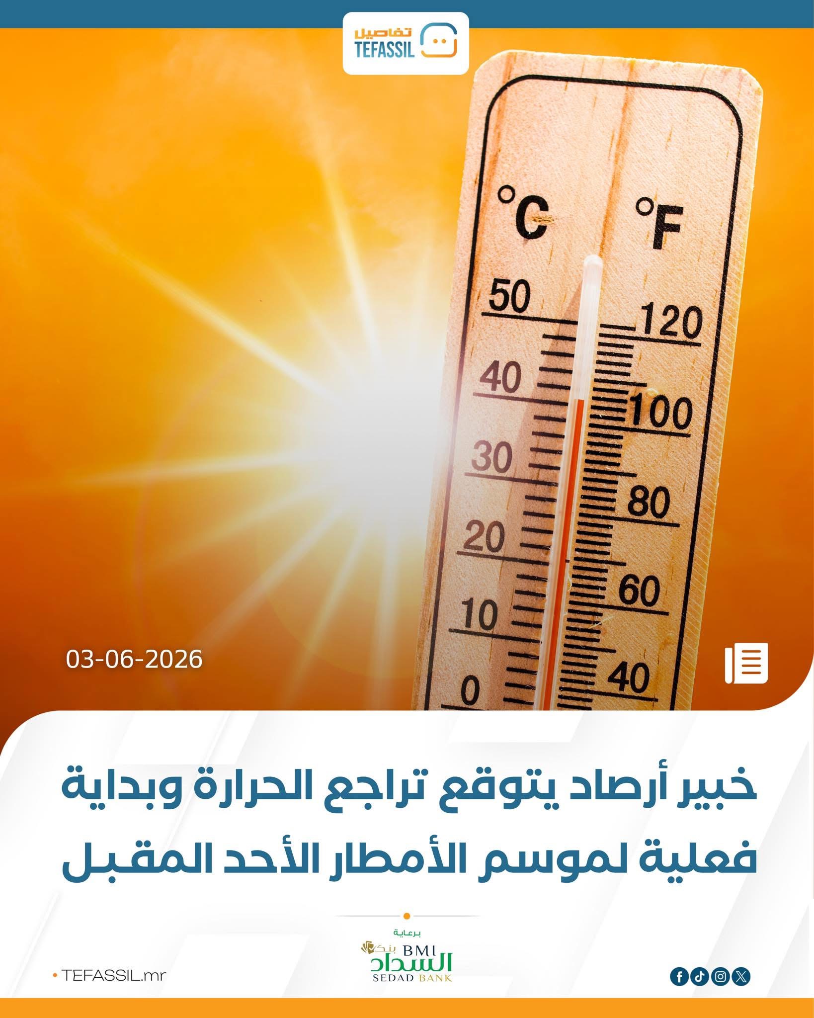 خبير أرصاد يتوقع تراجع الحرارة وبداية فعلية لموسم الأمطار